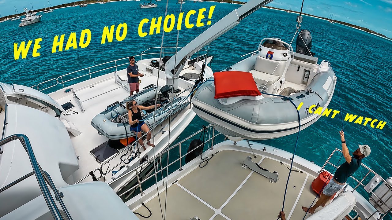 We had NO CHOICE! Sketchy boat operation on a Nordhavn trawler 68 and 55!  #252
