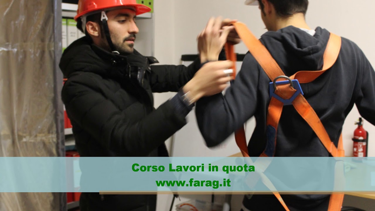Corso lavori in quota e DPI III Categoria - Farag Formazione Milano
