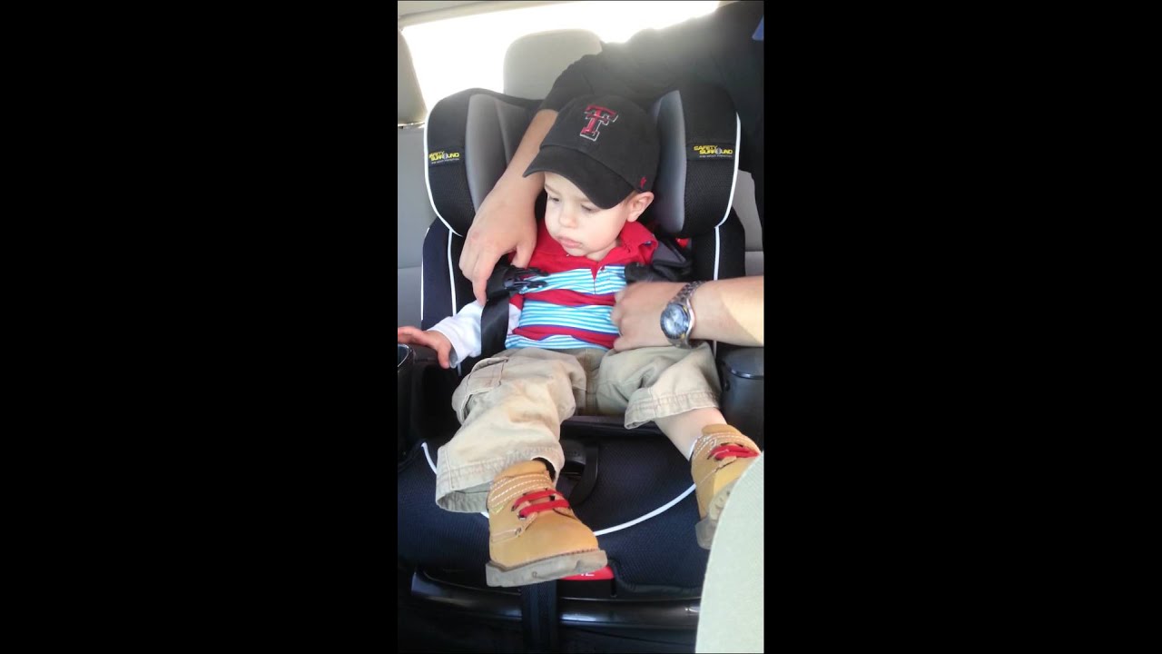 Babyders reaction to new car seat!!