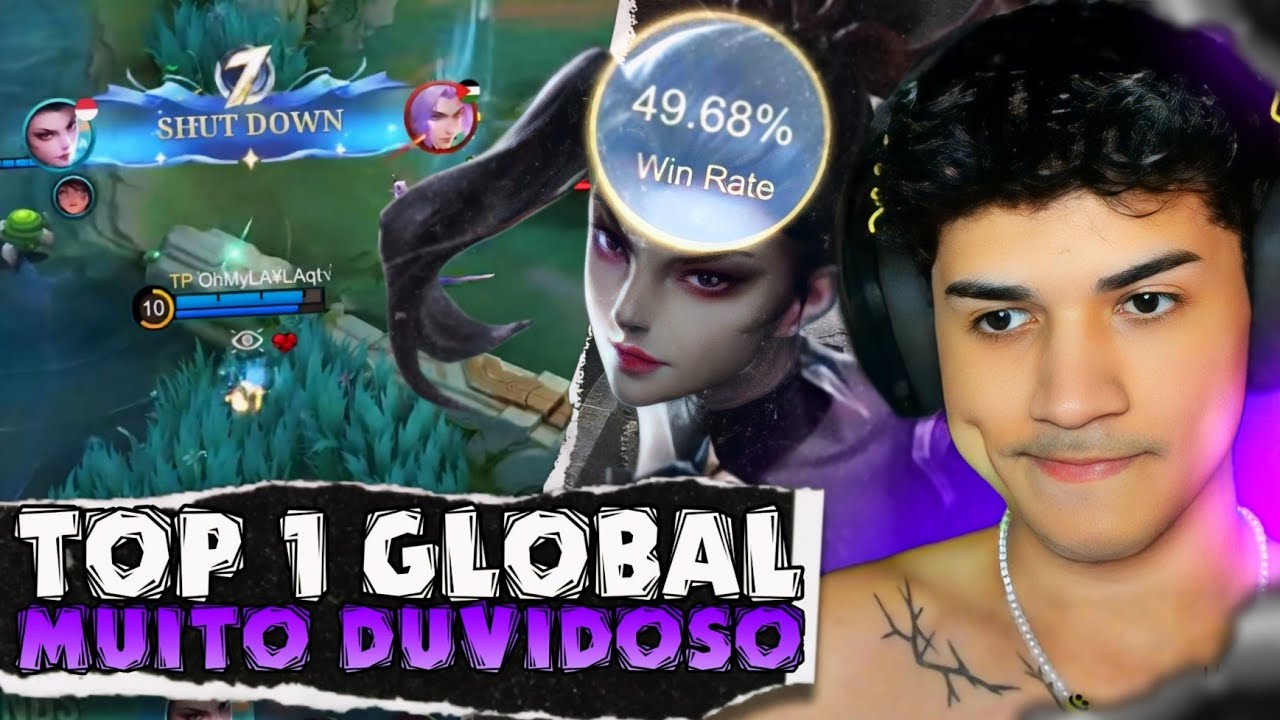 ELE É TOP 1 GLOBAL COM 49% DE WR KKKKKKKKK
