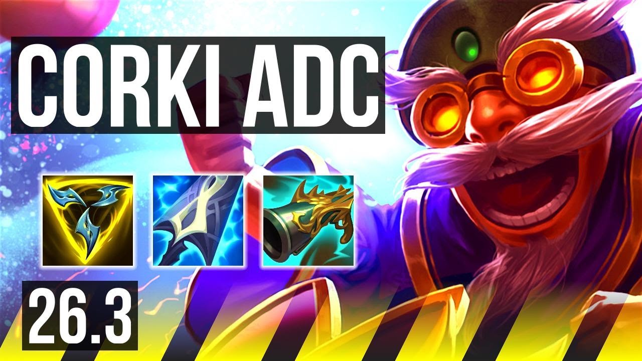 CORKI & Neeko vs LUCIAN & Rell (ADC) | Good KDA: 17/1/9 | KR Challenger | 26.3