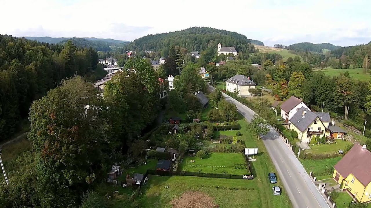 Malá Morávka z ptačí perspektivy