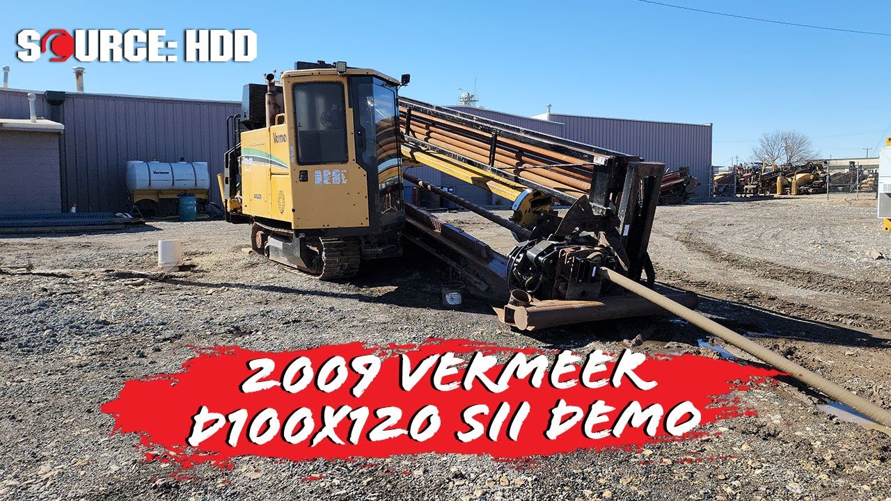 2009 Vermeer D100x120 Series II drill demo | SOURCE: HDD