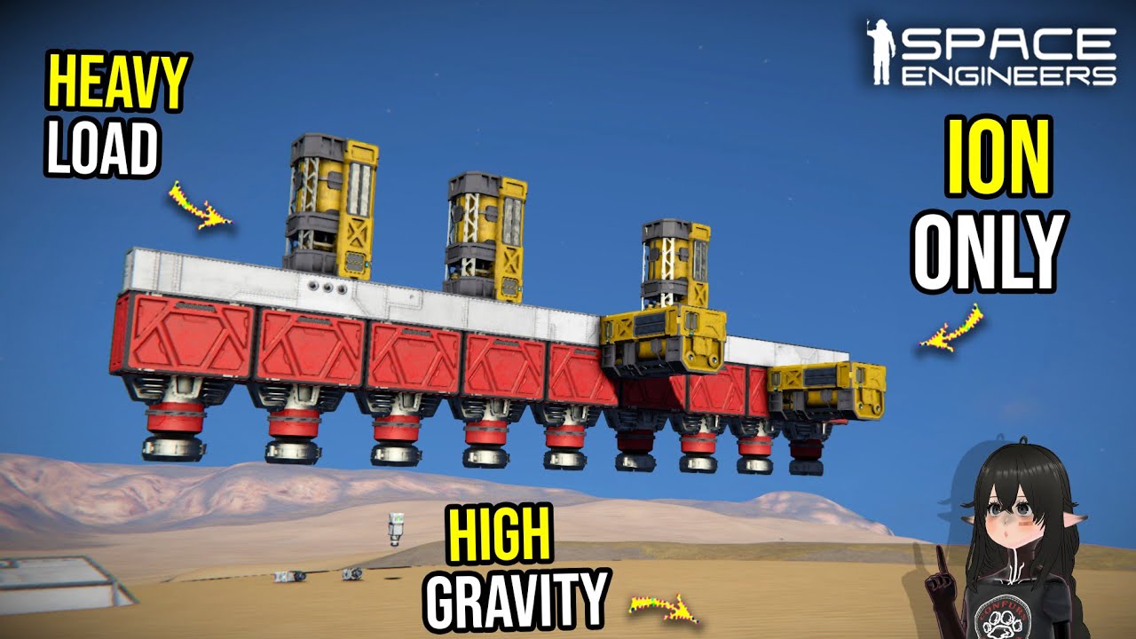 Ion Only Ship Can be More Useful Than You Might Think, Space Engineers