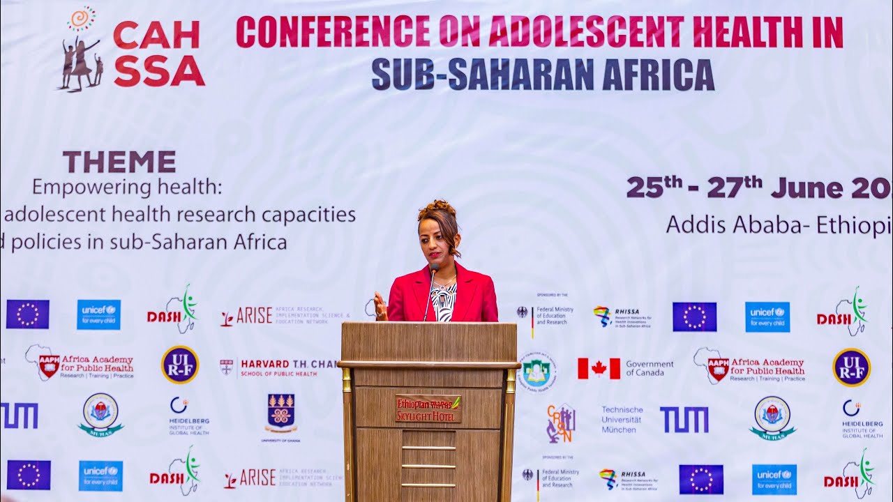 Officiating the CAH-SSA 2024 H.E Dr.  Mekdes Daba Feyssa - Minister of Health in Ethiopia