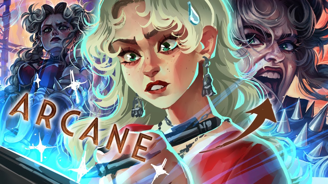 Turning myself into an ARCANE character (and trying to steal the art style...😈)