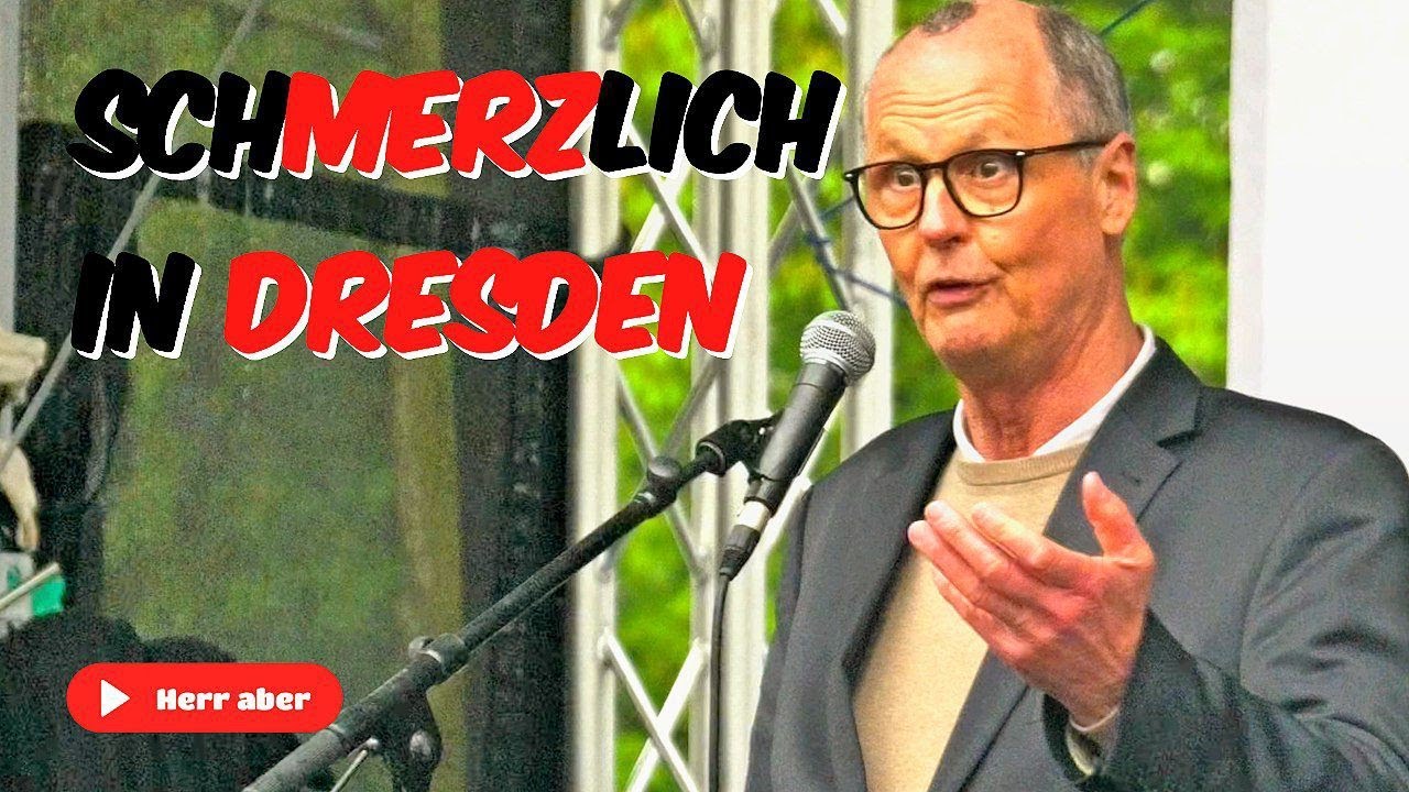 Merz-Parodie Friedensprozession Dresden 18.04.2025