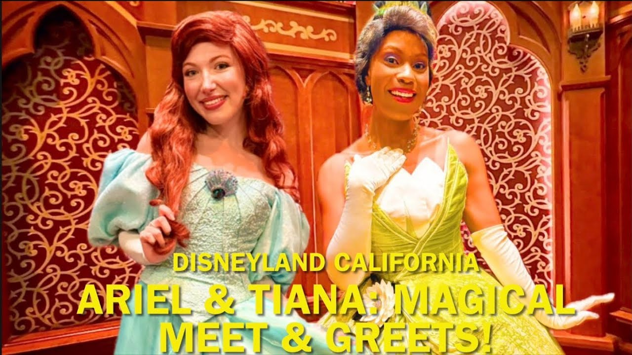 Princesses Ariel & Tiana Tell Us How to Have the BEST DAY EVER at Disneyland! #disney 
