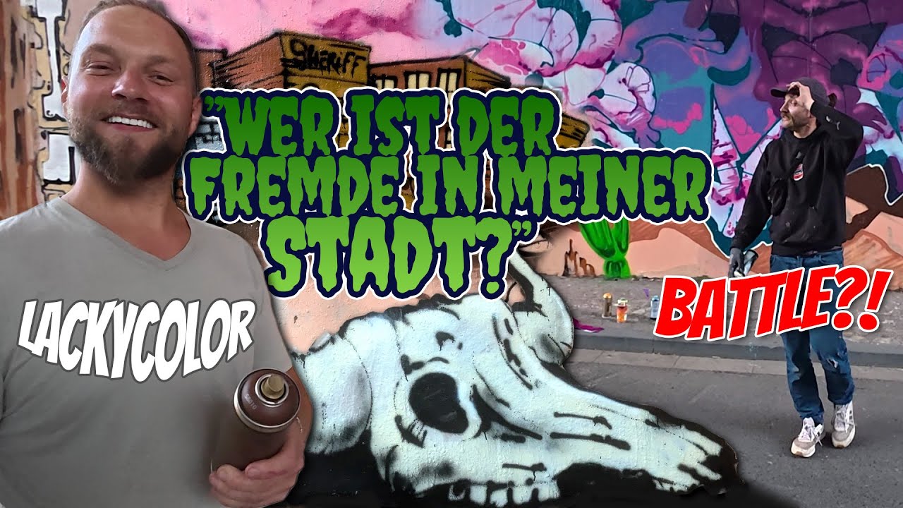 HIGH NOON an der HALL  | mit LACKYCOLOR | GRAFFITI Vlog 117