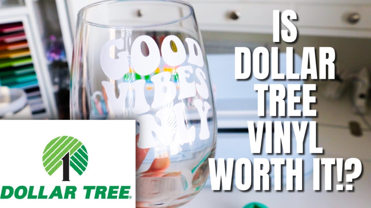 DOLLAR TREE VINYL - IS IT WORTH IT?! PUTTING IT TO THE TEST WITH MY CRICUT!