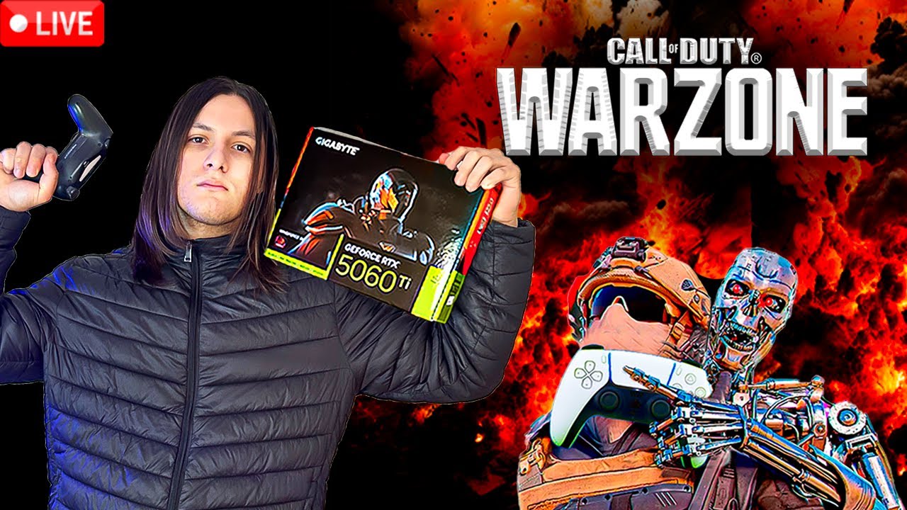 🟢 LIVE ON | WARZONE MODO RUSH |#warzone  #rtx5060ti #200fps