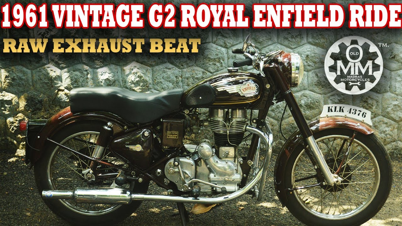 VINTAGE 1961 G2 ROYAL ENFIELD RIDE