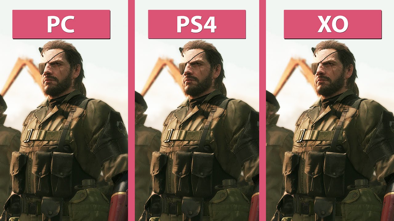 Metal Gear Solid 5 The Phantom Pain – PC vs. PS4 vs. Xbox One Graphics Comparison [FullHD][60fps]