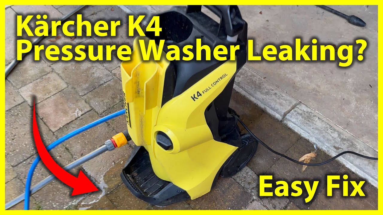 Мойка высокого давления Karcher K4 — как открыть и устранить внутреннюю утечку