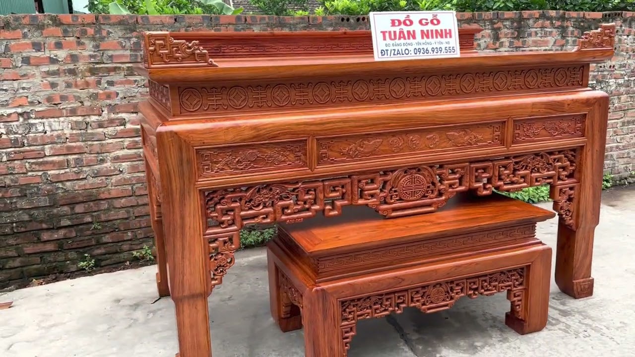 #B&aacute;o_Gi&aacute; &Aacute;n gian thờ gỗ hương đ&aacute; v&agrave; b&agrave;n cơm mẫu đẹp 2023