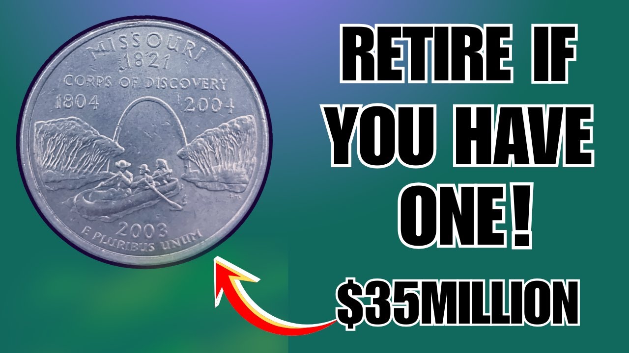 Rare 2003 Missouri Quarter  Worth BIG Money -Look Out for This!