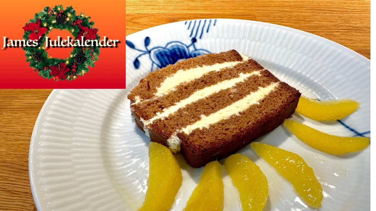 Honningkage med appelsinsmørcreme