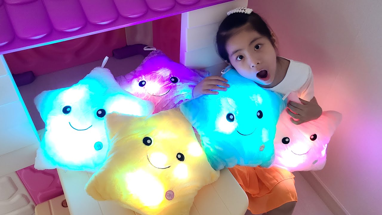 별을 다 모아라!! 서은이의 별쿠션 괴물을 피해서 별 모으기 5개의 반짝이는 별 이야기 Five Twinkle Star
