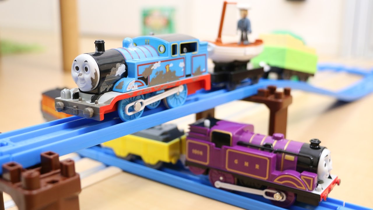 トーマスプラレール どろんこトーマス＆ライアン 船乗りジョンとスキフ