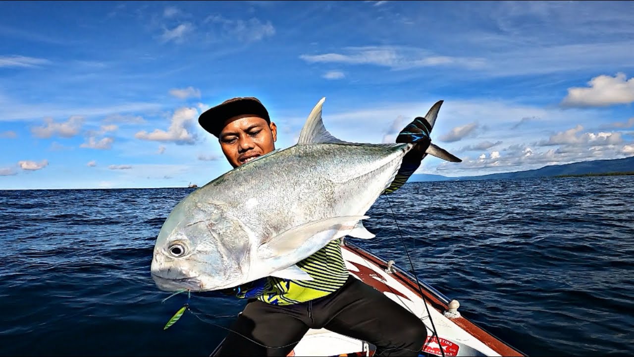 MANCING JIGGING PAKAI METAL JIG 60 GRAM FULL STRIKE GIANT TREVALLY - SPOT BIDUK BIDUK
