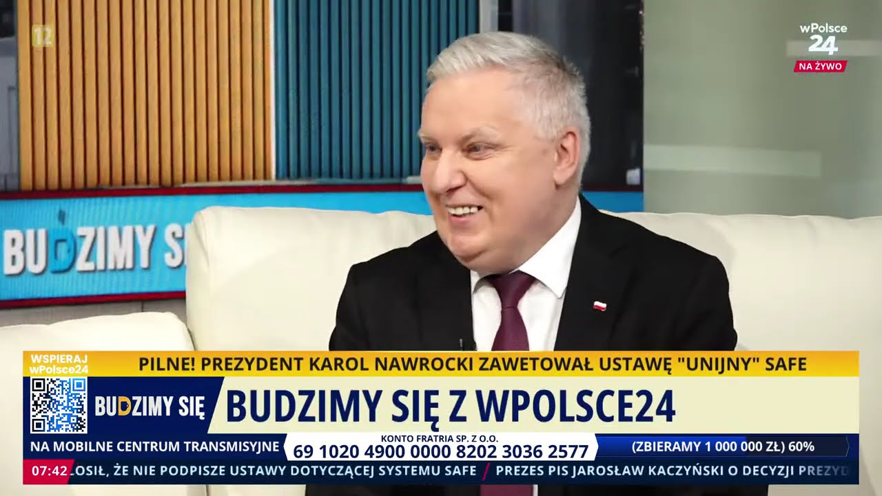 Weto prezydenta chroni suwerenność Polski. Tomasz Zieliński. Budzimy się