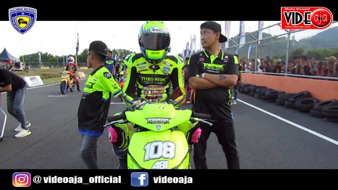 Final SCR2 BBK 2T STD 125CC TERBUKA II SULAWESI CUP RACE SERI 4 SIRKUIT RATONA MOTOR SPORT PALOPO