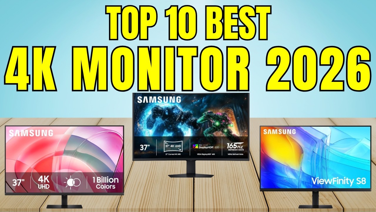 Best 4k Monitors 2026 – Must Watch Before You Buy One!