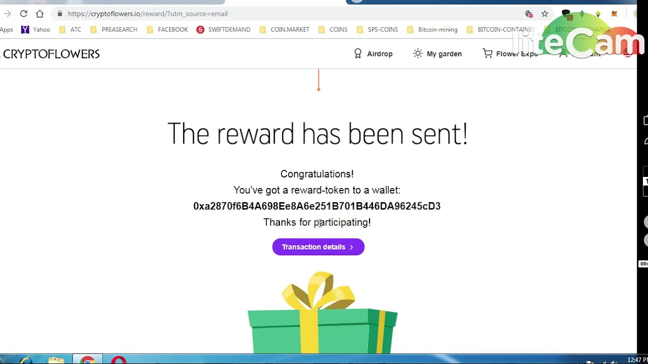 CRYPTO FLOWER UPDATE || CLAIM TOKENS