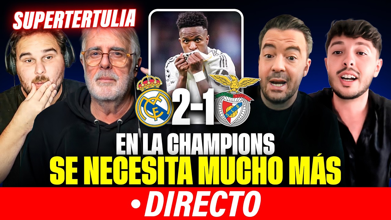 🔴EL MADRID ESTÁ EN OCTAVOS | REAL MADRID 2-1 BENFICA | CHAMPIONS LEAGUE