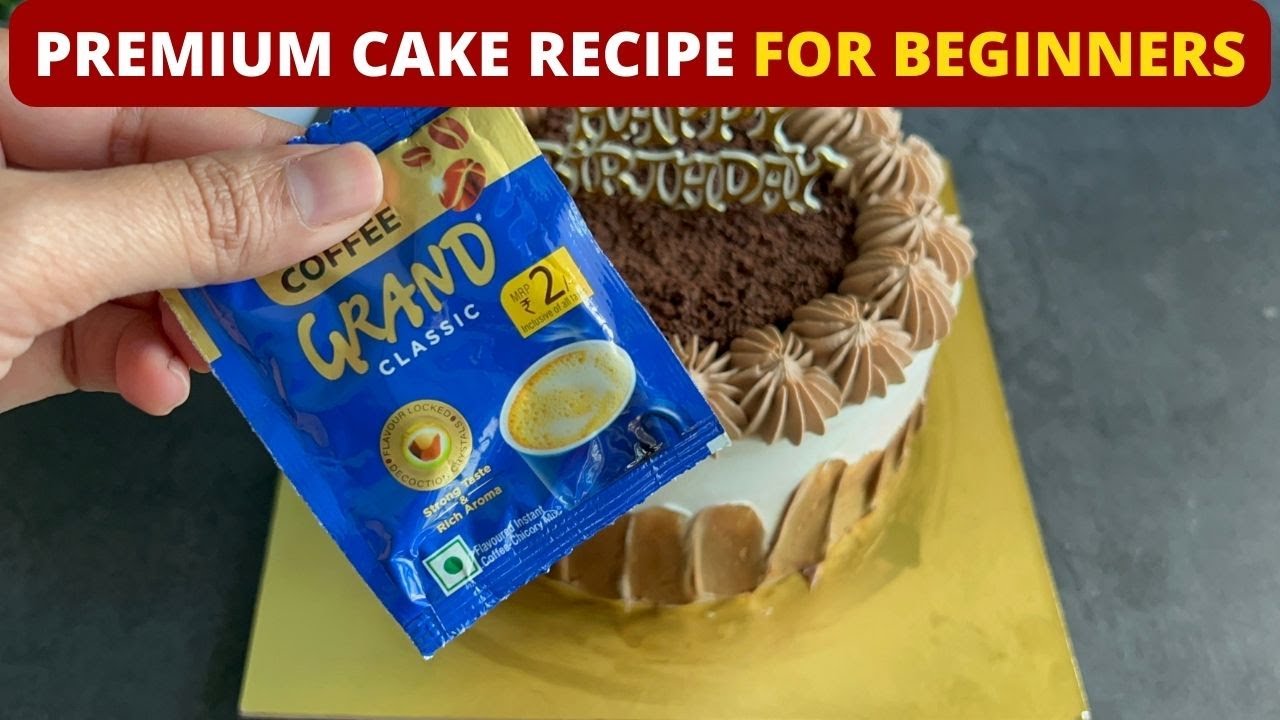From Boring to Brilliant: ₹2 Coffee Powder Cake Transformation | Premium Cake Recipe for beginners