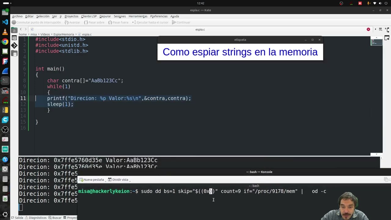 Espiar variables en memoria RAM