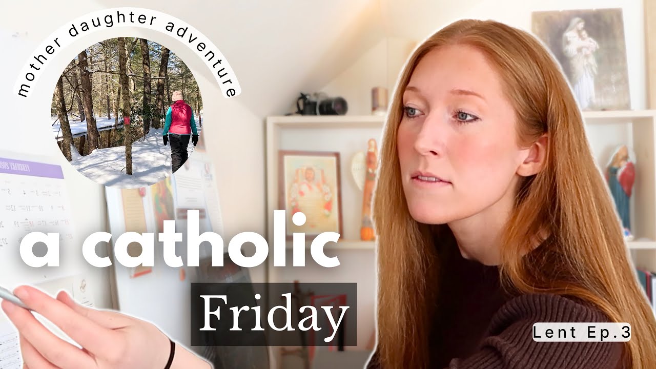 Productive Day in My Life as a Catholic Woman | Editing Behind the Scenes, Snowy Nature Walk