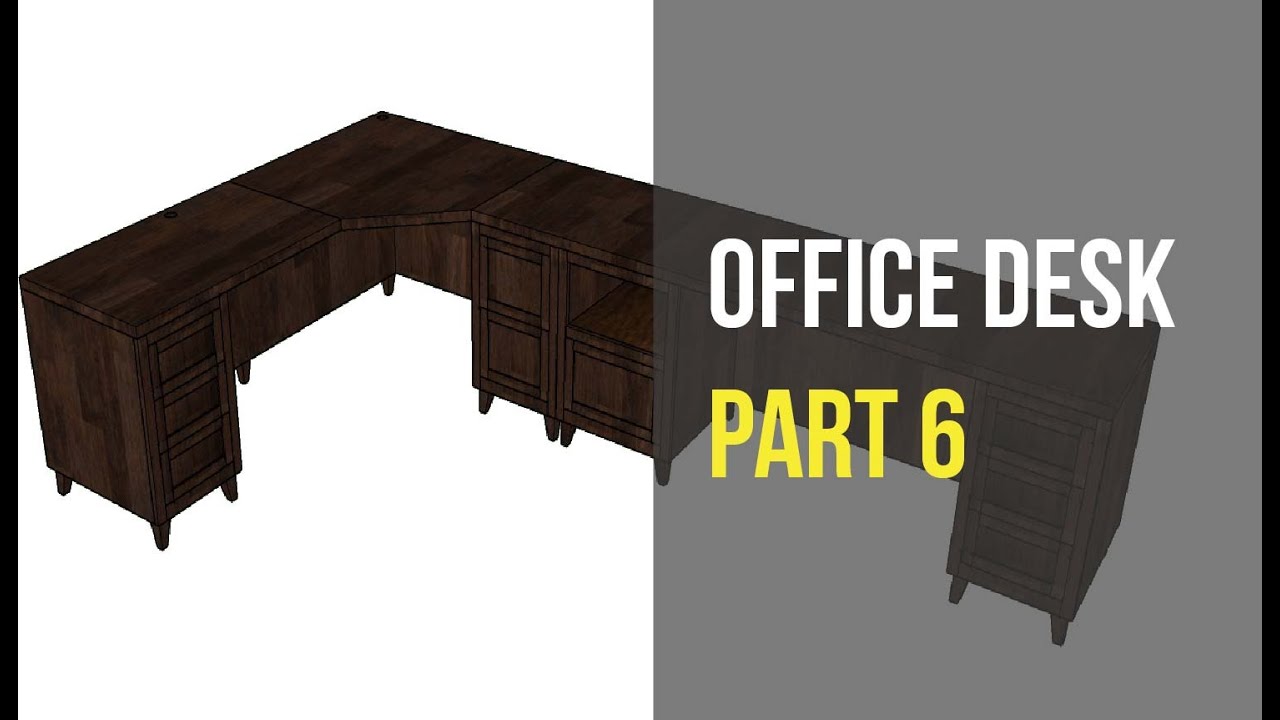 Office Desk Part 6 - Finish and Final Installation