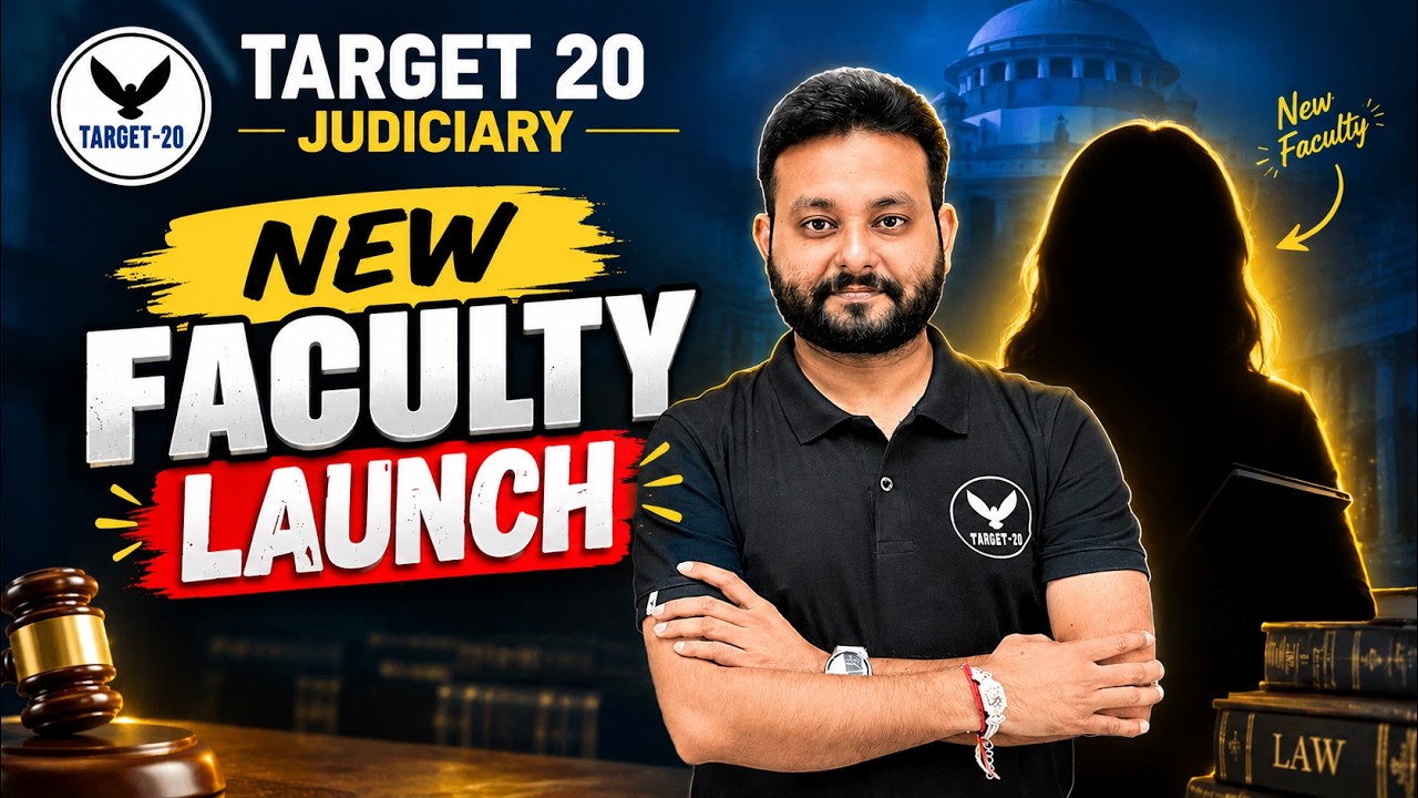 BIG ANNOUNCEMENT | New Faculty Launch Soon | Target 20 Judiciary | Anoop Sir #aibe #ugcnet