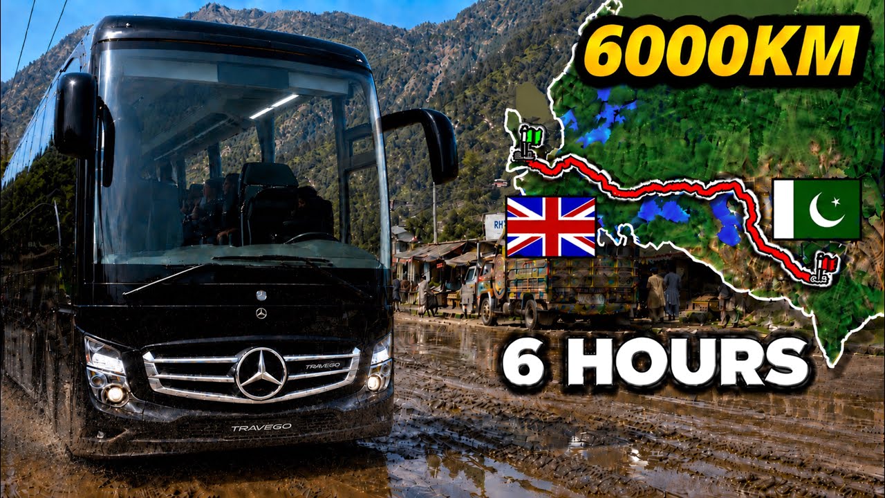 ETS2 Longest Bus Trip - UK to Pakistan | Euro Truck Simulator 2
