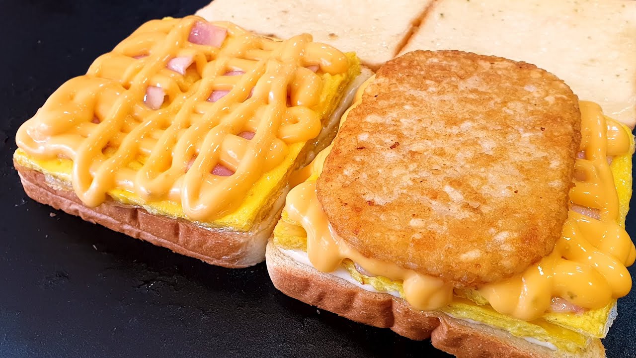 Top 5, Korean Best toast, Isaac toast, Ham Cheese, Rib, Egg, Steak, Bacon toast, Korean street food