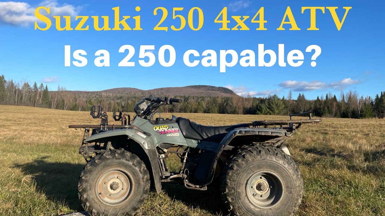 Suzuki Quadrunner 250. Первый тест-драйв: казалось, я иду домой пешком!