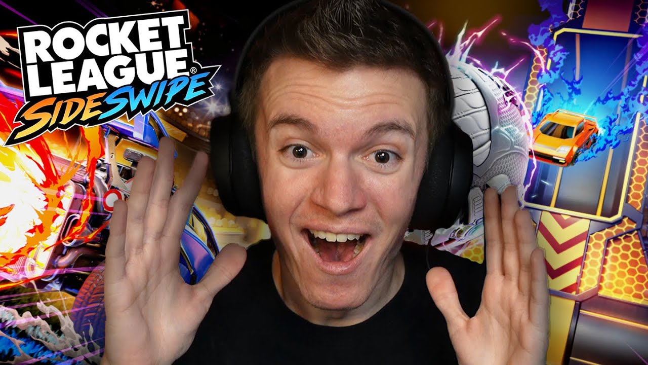PLAYING ROCKET LEAGUE SIDESWIPE FOR THE FIRST TIME EVER!