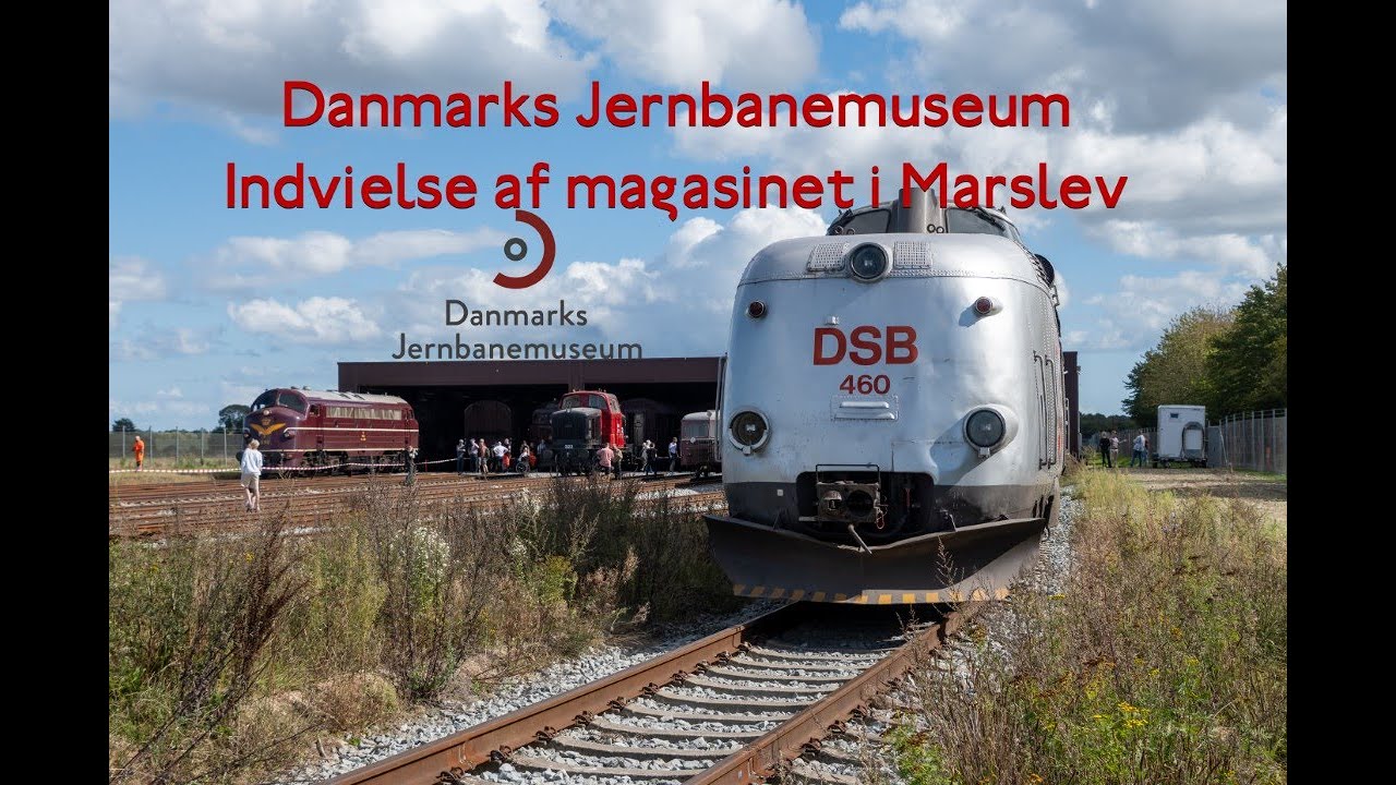 Danmarks Jernbanemuseum -  Indvielse af magasinet i Marslev
