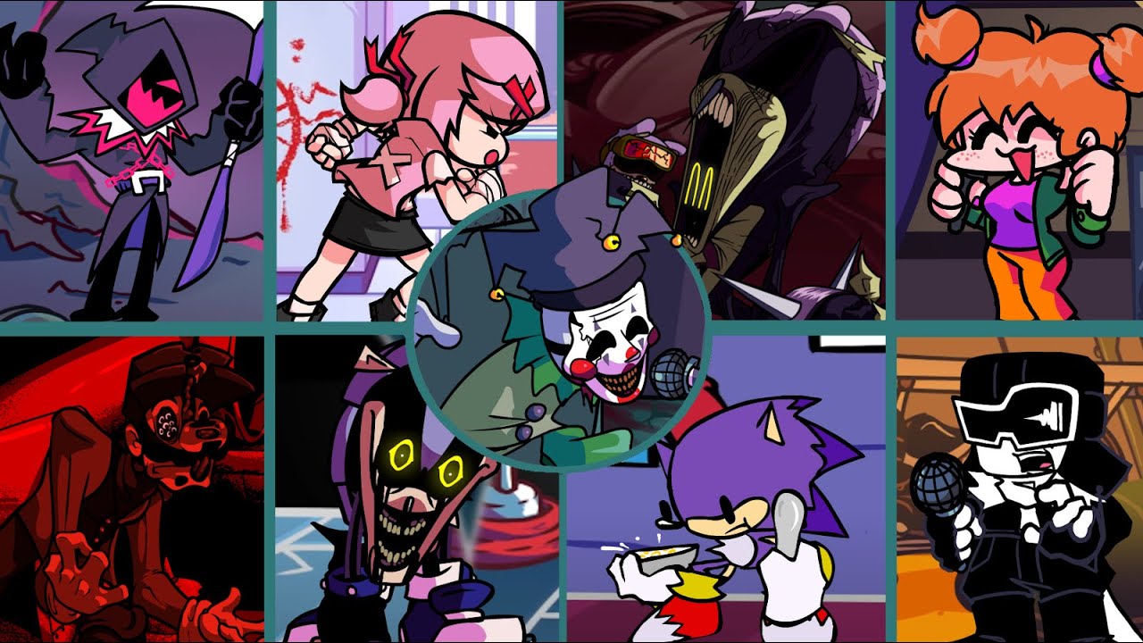 FNF - Improbable Outset [D-Sides] but Different Characters Sing It 🎶 (Everyone Sings Improb. Outset)
