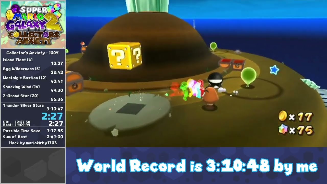 [WR] SMG2 Collector's Anxiety 100% Speedrun in 2:38:24
