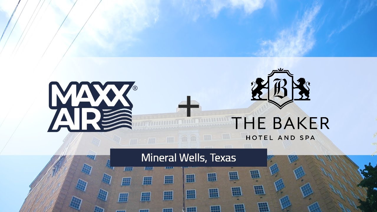 The Baker Hotel and Maxx Air Fans - Construction - Mineral Wells, Texas