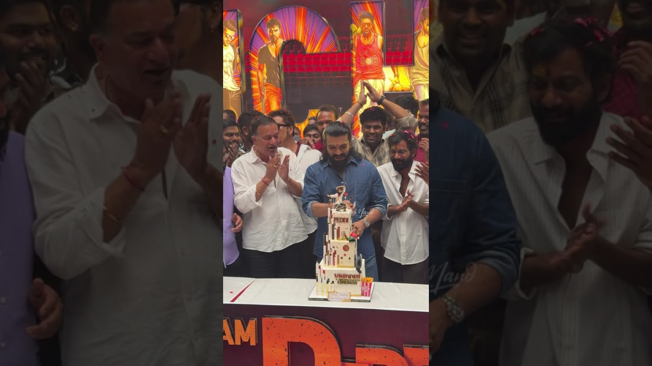 Megapowerstar #Ramcharan birthday celebration in hyd