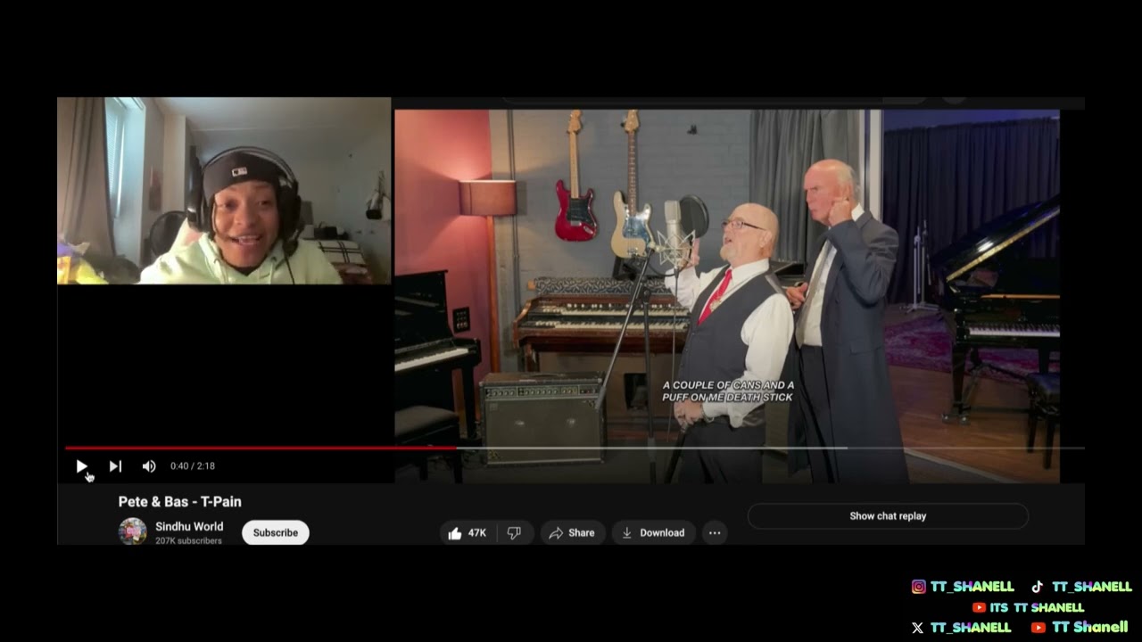 Pete & Bas - T-Pain- TT SHANELL REACTS