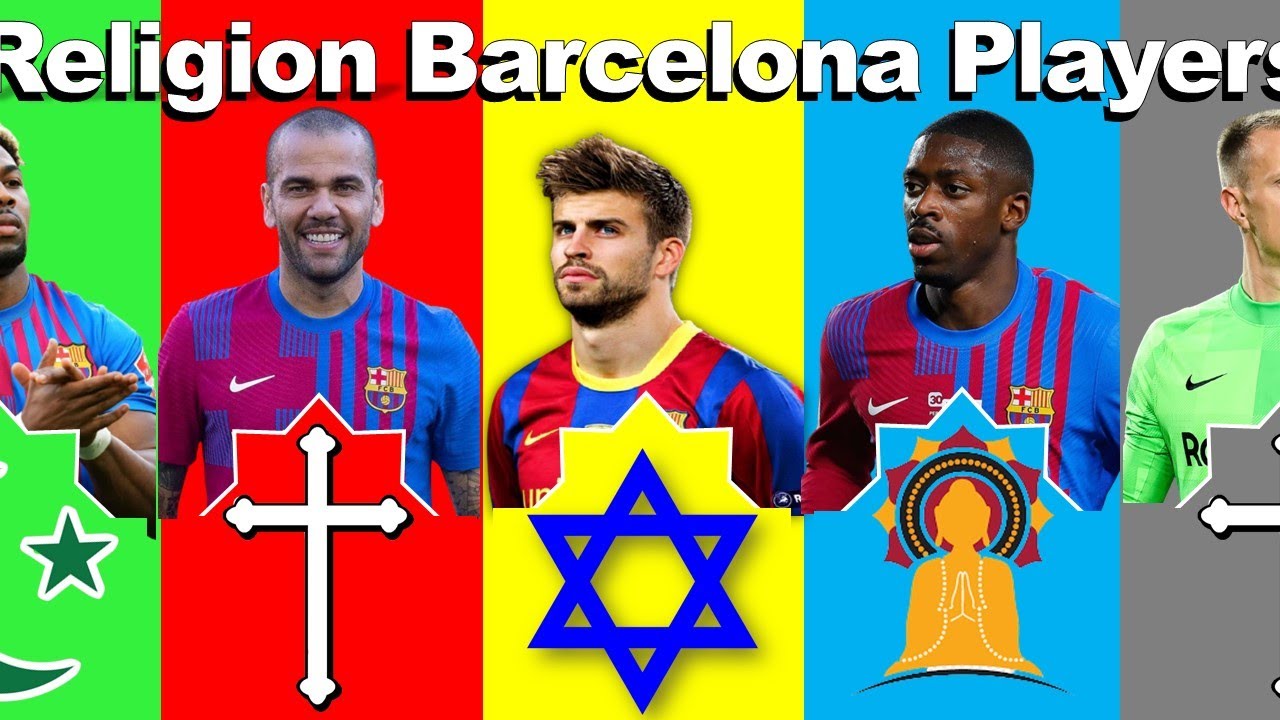 BARCELONA Players Religion Christianity,Muslim,Jodendom,Buddhism..!!