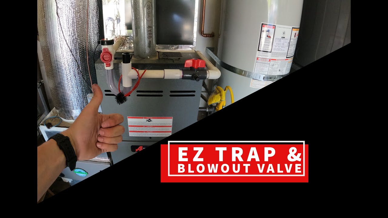 EZ Trap float switch & Jones Blowout Valve installation