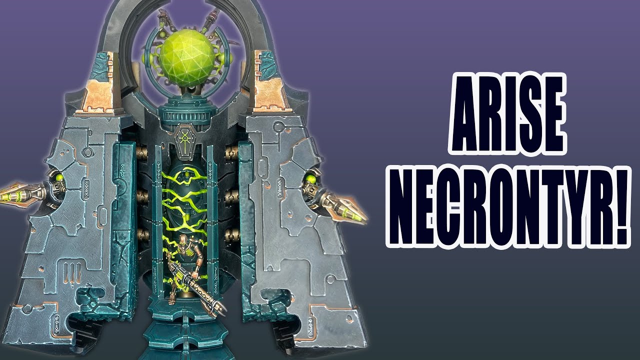 Как покрасить монолит Некронов из Warhammer 40K!