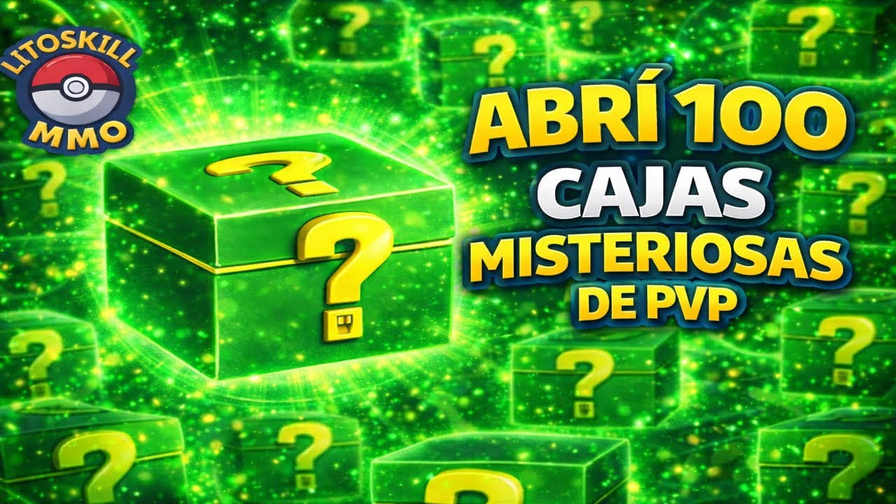 ABRI 100 CAJAS MISTERIOSAS DE PVP - POKEMMO