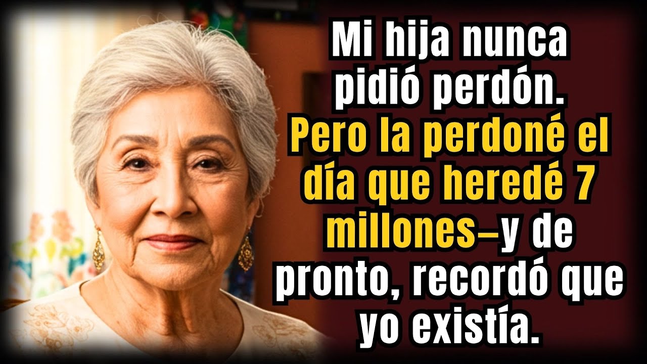 Mi hija nunca pidió perdón — pero la perdoné el día que heredé 7 millones de dólares