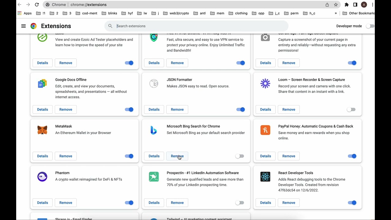 How to remove Microsoft Bing extension from Google Chrome?